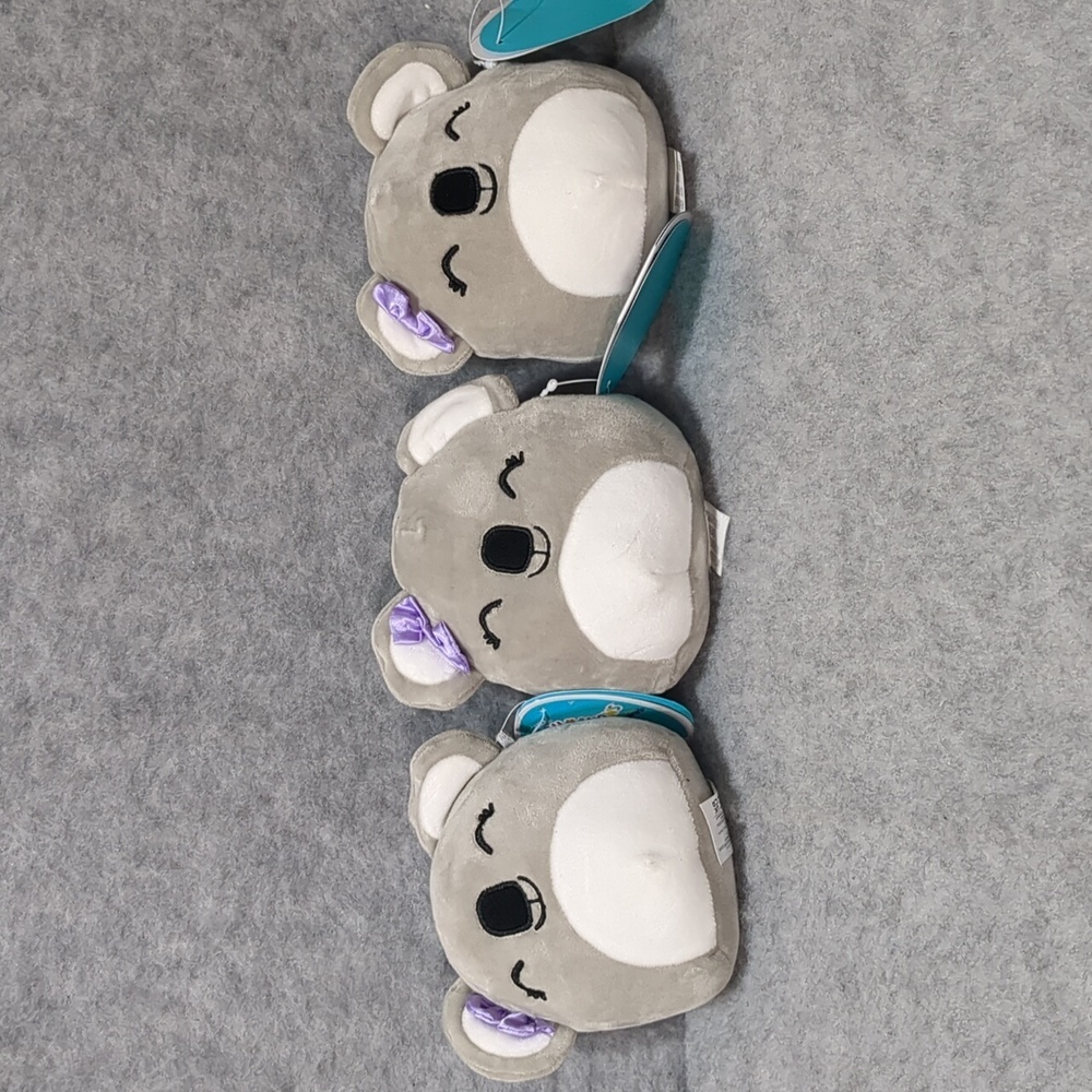 Squishmallow rosa the koala bear Lot Of 3 squishmallows 5" NWT